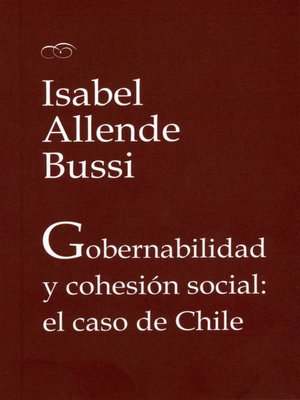 cover image of Gobernabilidad y cohesión social